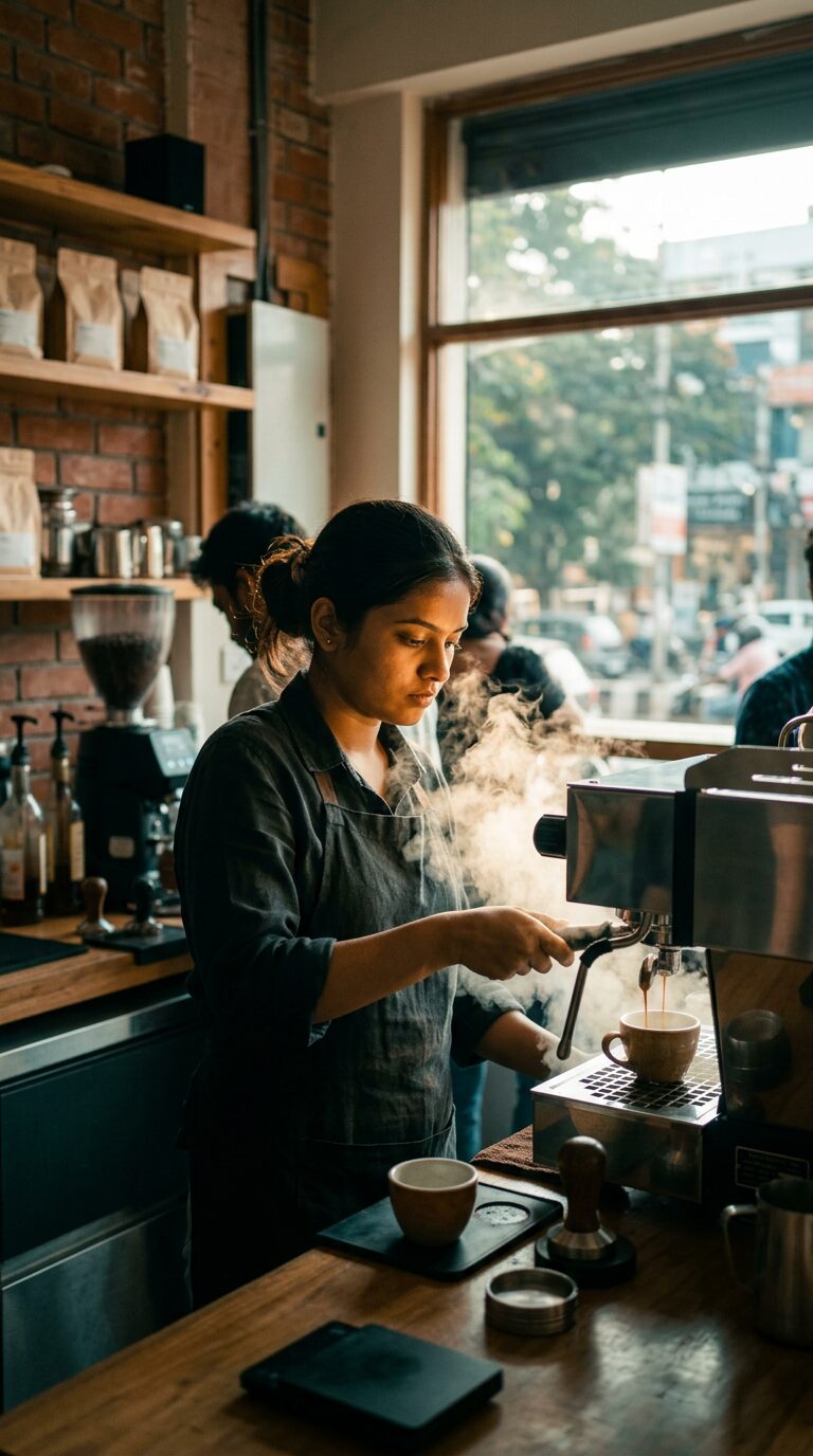 Café interior post